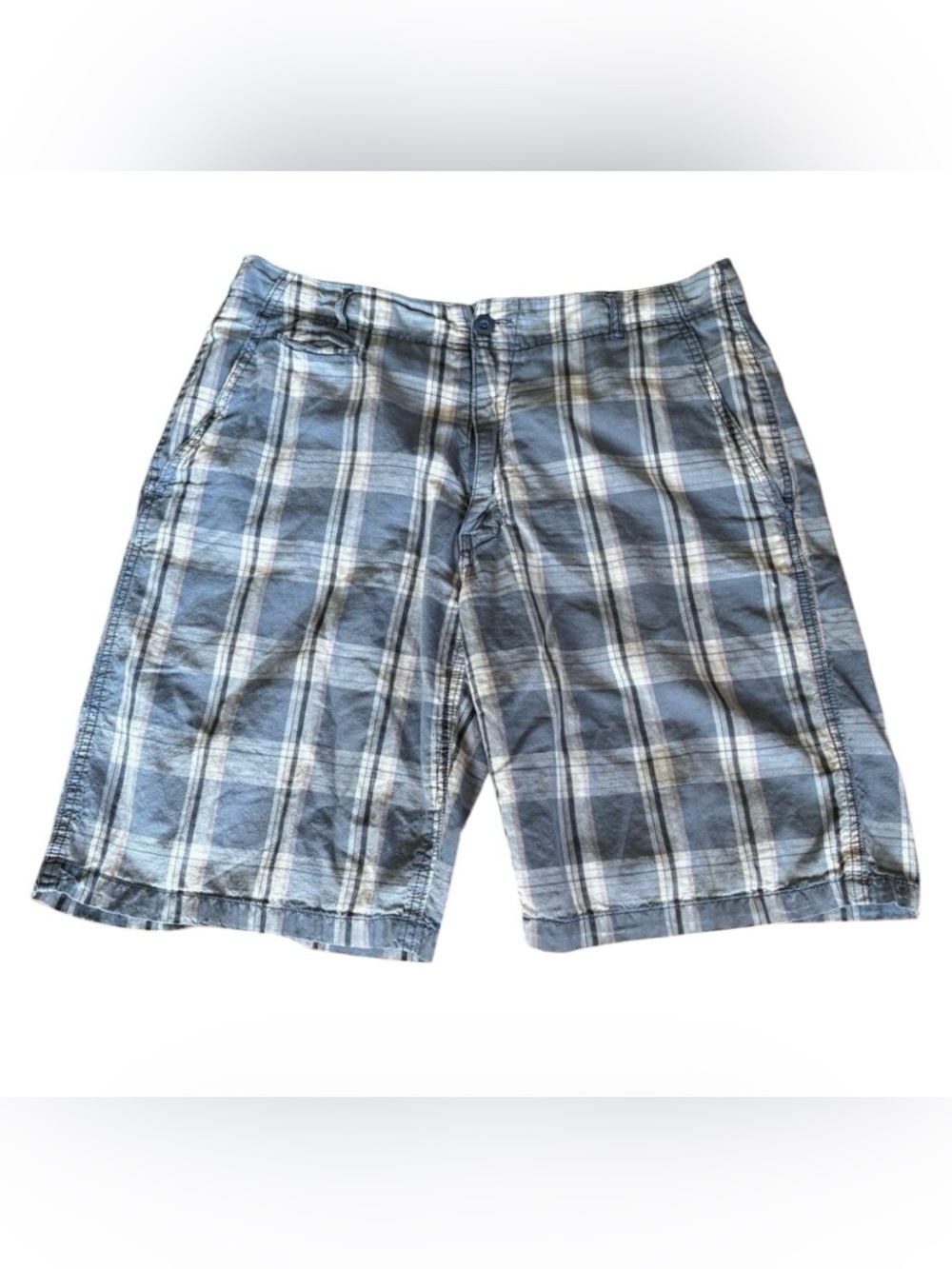 Men’s OTB Plaid Chino Shorts Size 36 Golf Casual Preppy Coastal Checkered Y2K